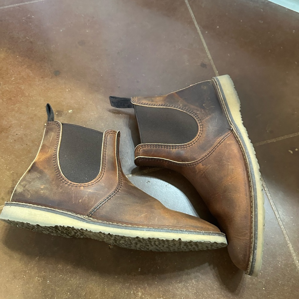 Men's Classic Brown Leather Ankle Boots